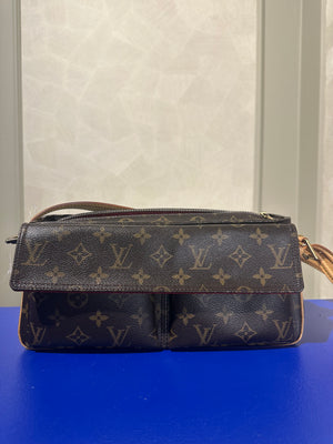 Louis Vuitton Viva Cite MM Trotter Shoulder bag Leather Monogram Iconic Classic LV Brown