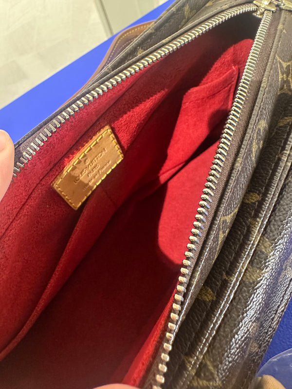 Louis Vuitton Viva Cite MM Trotter Shoulder bag Leather Monogram Iconic Classic LV Brown