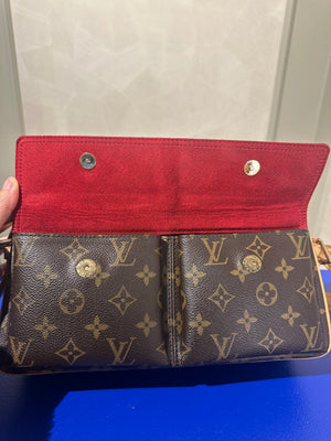 Louis Vuitton Viva Cite MM Trotter Shoulder bag Leather Monogram Iconic Classic LV Brown