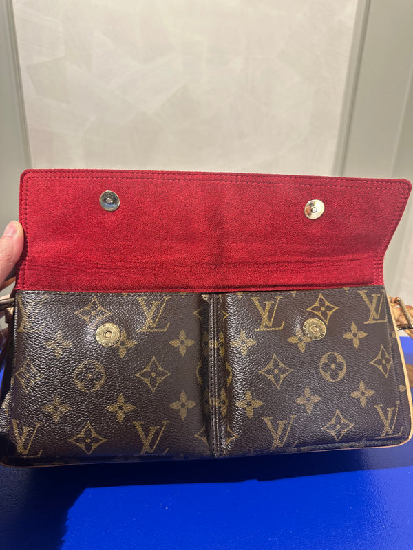 Louis Vuitton Viva Cite MM Trotter Shoulder bag Leather Monogram Iconic Classic LV Brown