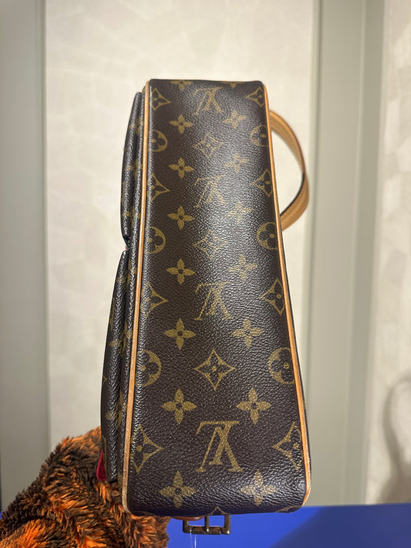 Louis Vuitton Viva Cite MM Trotter Shoulder bag Leather Monogram Iconic Classic LV Brown