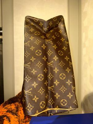 Louis Vuitton Speedy 35 Bag Vintage Monogram Classic Style Chic bowler bag brown leather handles good condition