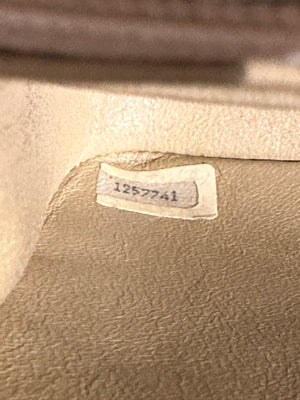 Chanel Beige Small Curved Flap Quilted Lambskin Vintage CC Half Moon Single Flap Shoulder 24k Gold chain Hardware Classic Iconic