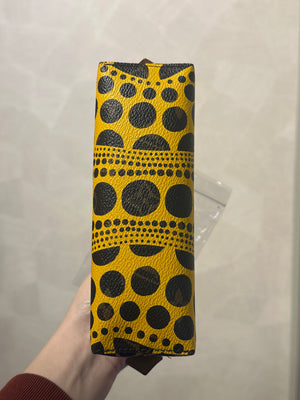 Louis Vuitton Monogram Yayoi Kusama 2023 Pumpkin Dots Cosmetic Pouch Yellow LV Limited Edition zip up bag