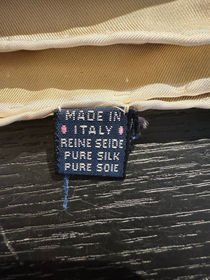 Burberry novacheck beige tartan vintage detailing square silk large adjustable scarf tie classic