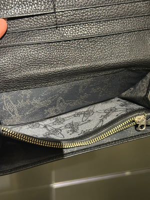 Vivienne Westwood Big Orb Embossed Leather Continental Wallet