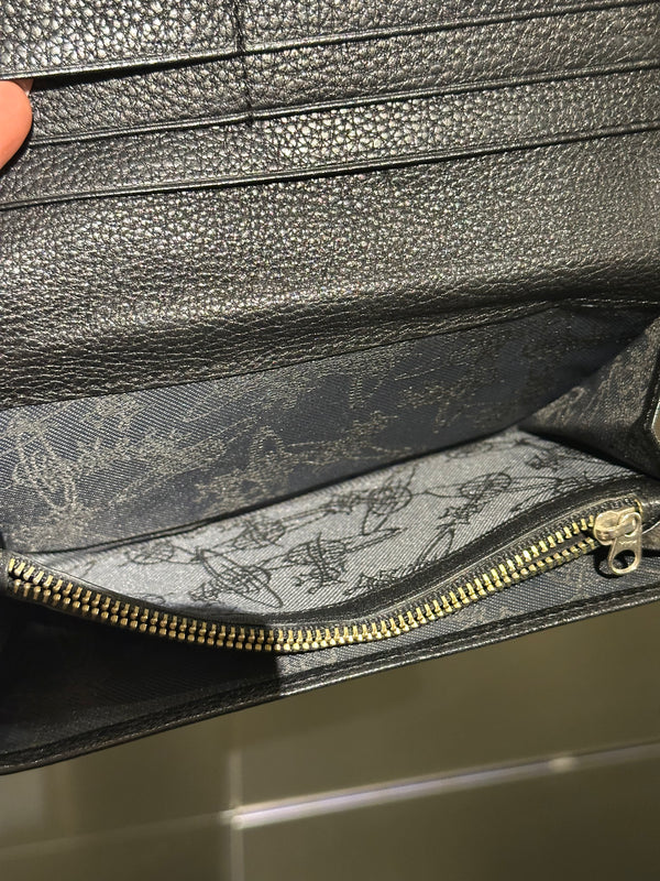 Vivienne Westwood Big Orb Embossed Leather Continental Wallet
