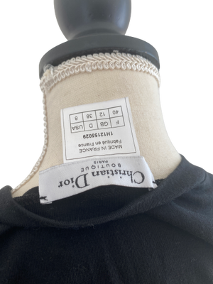 '-RARE- DIOR EMBROIDERY T-SHIRT FR40