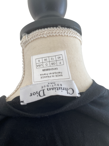 '-RARE- DIOR EMBROIDERY T-SHIRT FR40