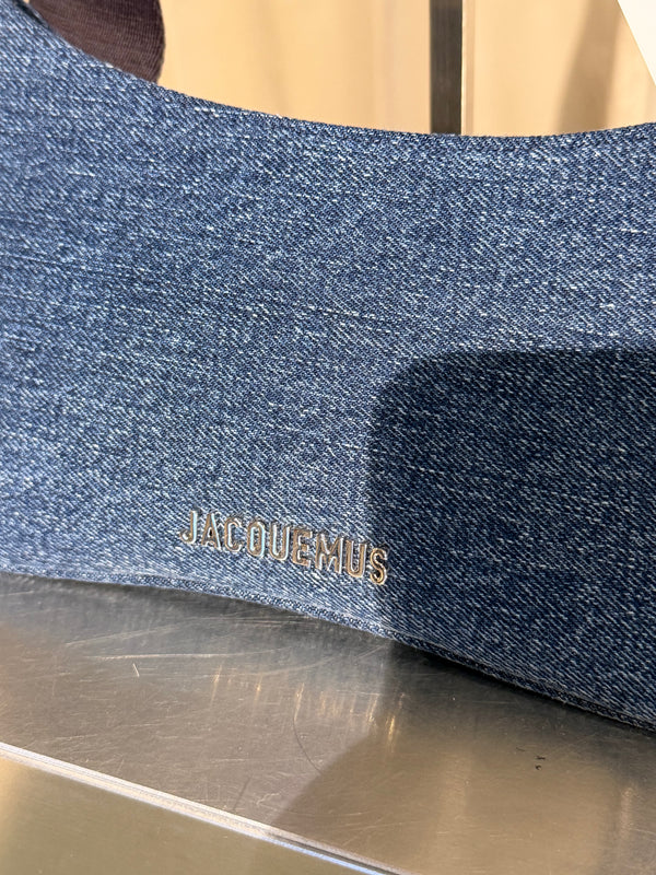 Jacquemus Le Bisou Gros Grain Blue Crossbody Bag
