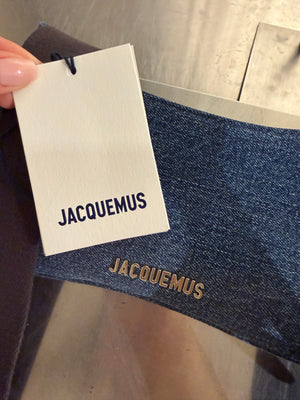 Jacquemus Le Bisou Gros Grain Blue Crossbody Bag