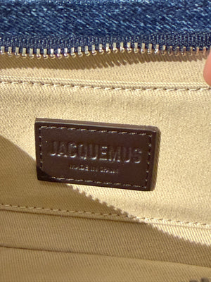 Jacquemus Le Bisou Gros Grain Blue Crossbody Bag