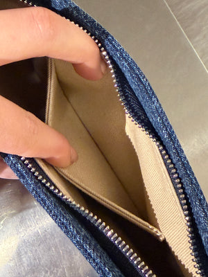 Jacquemus Le Bisou Gros Grain Blue Crossbody Bag