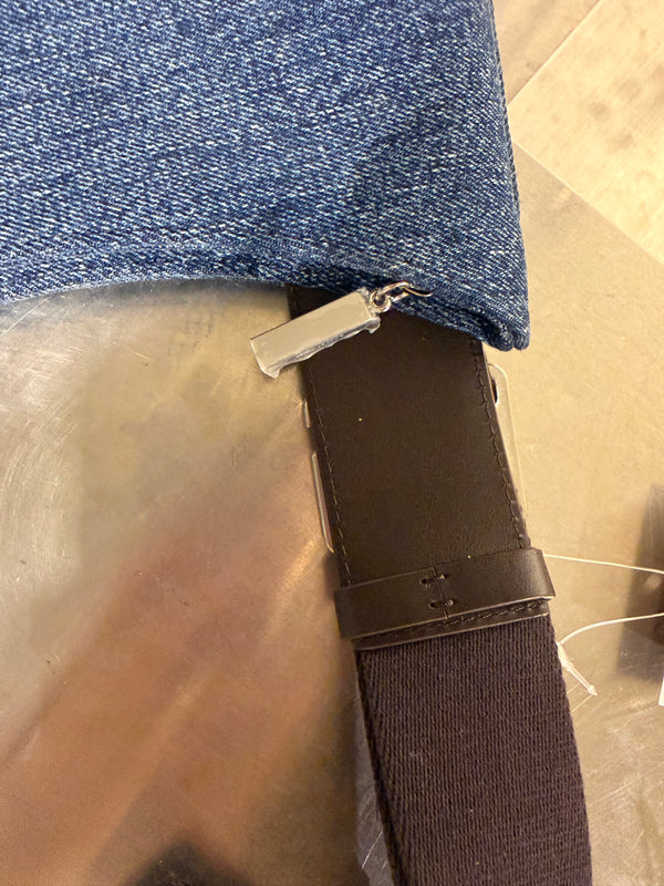 Jacquemus Le Bisou Gros Grain Blue Crossbody Bag