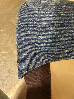 Jacquemus Le Bisou Gros Grain Blue Crossbody Bag