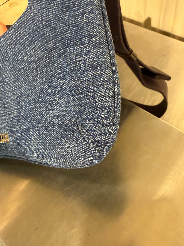 Jacquemus Le Bisou Gros Grain Blue Crossbody Bag