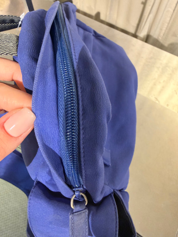 Prada Sport Linea Rossa Vintage Royal Blue Nylon Sling Bag