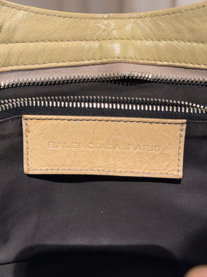 Balenciaga Limited-Edition Holiday Collection Bianco Pony Hair City Bag with Swarovski Crystals