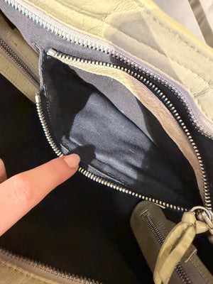 Balenciaga Limited-Edition Holiday Collection Bianco Pony Hair City Bag with Swarovski Crystals