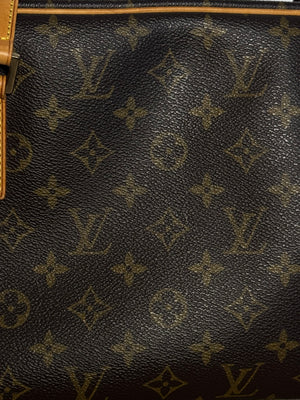 Louis Vuitton Monogram Cite GM shoulder Bag Vintage Classic Style Chic bowler bag brown leather handles
