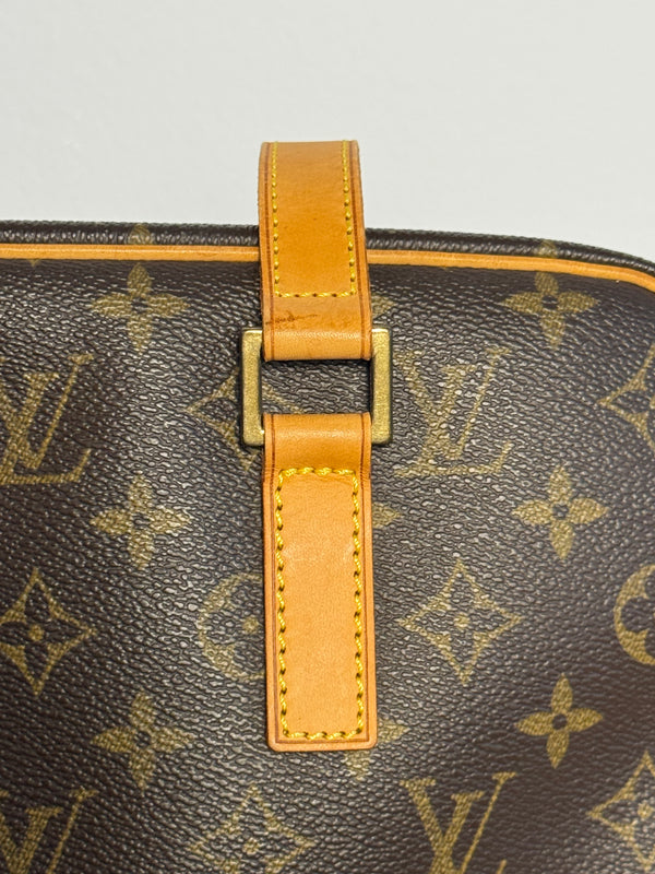 Louis Vuitton Monogram Cite GM shoulder Bag Vintage Classic Style Chic bowler bag brown leather handles