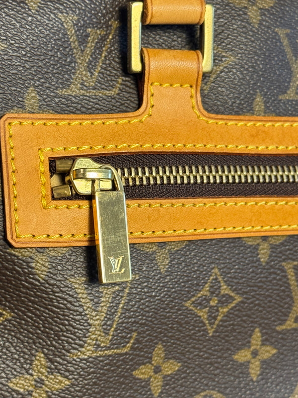 Louis Vuitton Monogram Cite GM shoulder Bag Vintage Classic Style Chic bowler bag brown leather handles