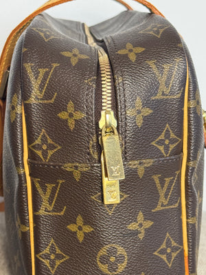 Louis Vuitton Monogram Cite GM shoulder Bag Vintage Classic Style Chic bowler bag brown leather handles