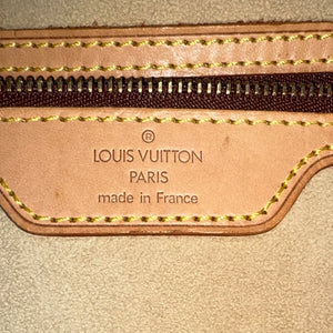 Louis Vuitton Monogram Cite GM shoulder Bag Vintage Classic Style Chic bowler bag brown leather handles