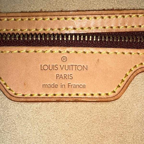 Louis Vuitton Monogram Cite GM shoulder Bag Vintage Classic Style Chic bowler bag brown leather handles
