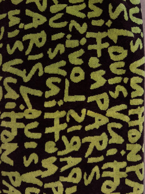 Louis Vuitton LV x Stephen Sprouse FW08 Small Graffiti Gym Towel 100% Cotton Limited Edition collection