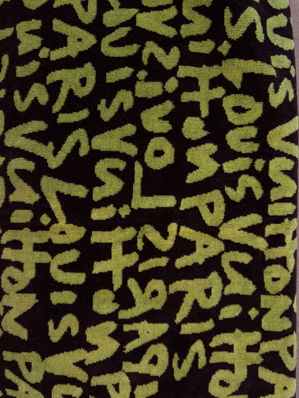 Louis Vuitton LV x Stephen Sprouse FW08 Small Graffiti Gym Towel 100% Cotton Limited Edition collection