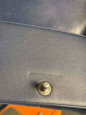 CHANEL BOY BAG - BLUE VELVET