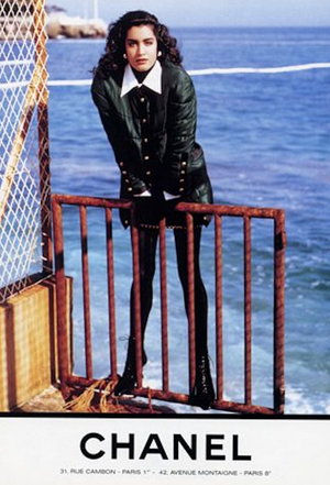 Chanel F/W 1990 Black Quilted Long Parka Puffer Coat with Gold CC buttons Long sleeve Rare Vintage Silk FR 36