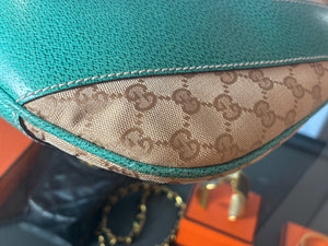 GUCCI HOBO BAG - TURQOISE