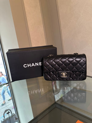 CHANEL SMALL RECTANGULAR - SILVER HARDWARE