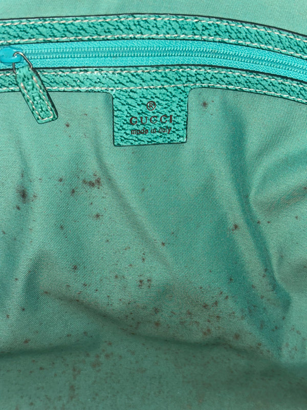 GUCCI HOBO BAG - TURQOISE