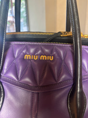 PURPLE MIU MIU BAG