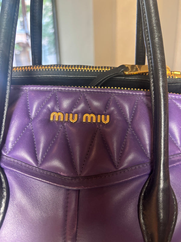 PURPLE MIU MIU BAG