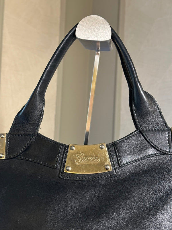 GUCCI LEATHER HANDBAG