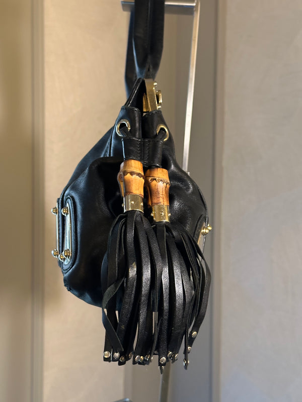 GUCCI LEATHER HANDBAG