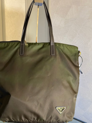 Prada Green Shopper