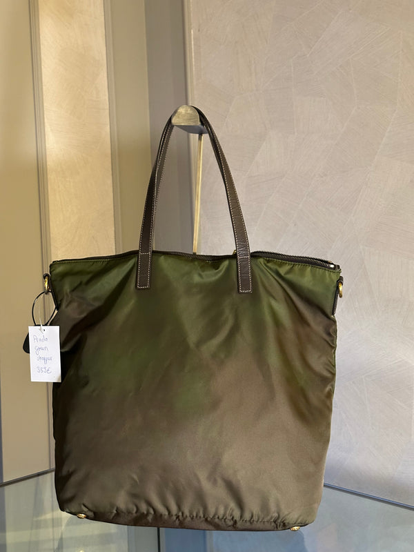 Prada Green Shopper