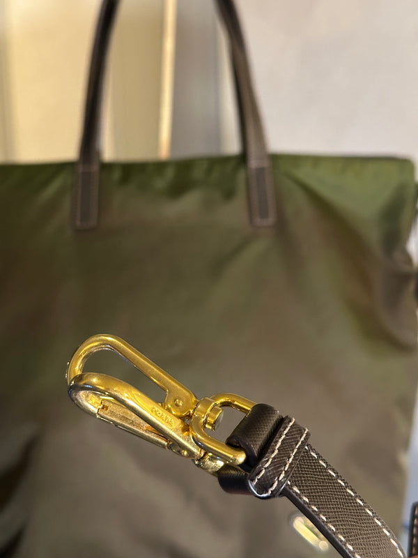 Prada Green Shopper