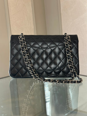 CHANEL DOUBLE FLAP - SILVER HARDWARE