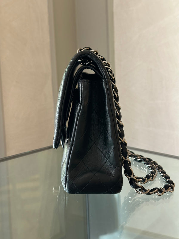 CHANEL DOUBLE FLAP - SILVER HARDWARE