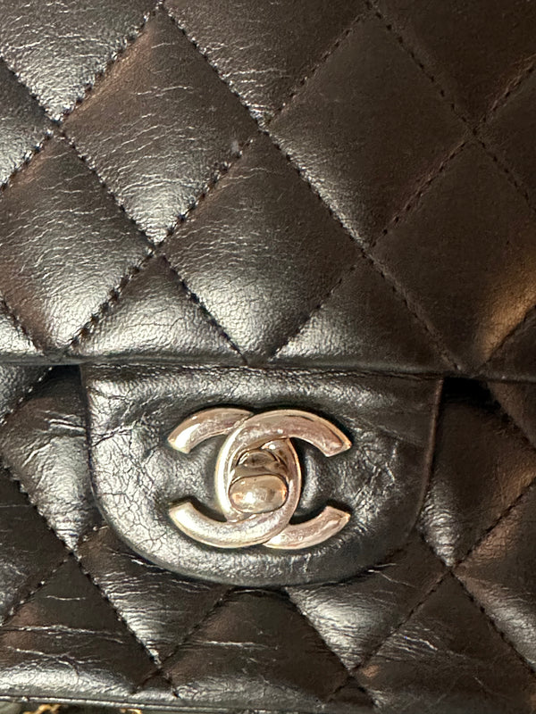 CHANEL DOUBLE FLAP - SILVER HARDWARE