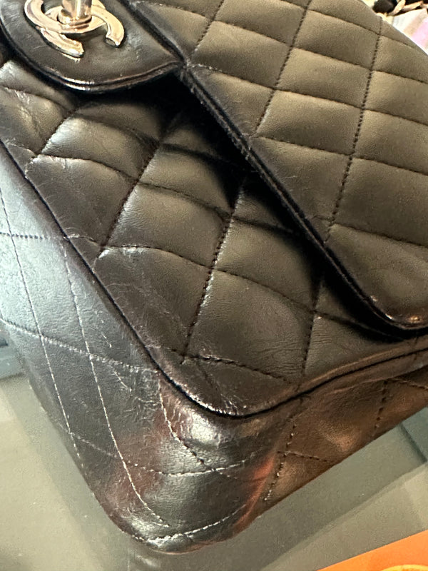 CHANEL DOUBLE FLAP - SILVER HARDWARE