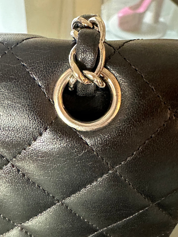 CHANEL DOUBLE FLAP - SILVER HARDWARE