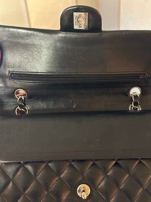 CHANEL DOUBLE FLAP - SILVER HARDWARE