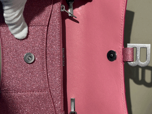 BALENCIAGA HOURGLASS CLUTCH